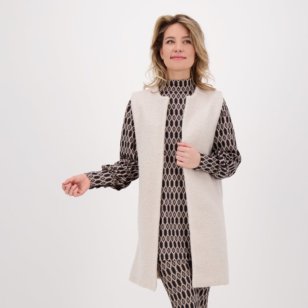 Vest Teddy Bouclé | Ecru