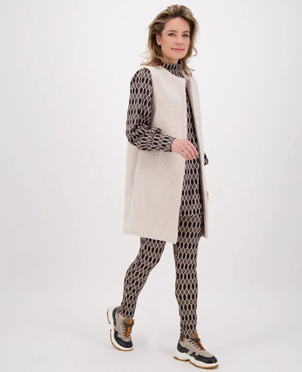 Vest Teddy Bouclé | Ecru - Image 10