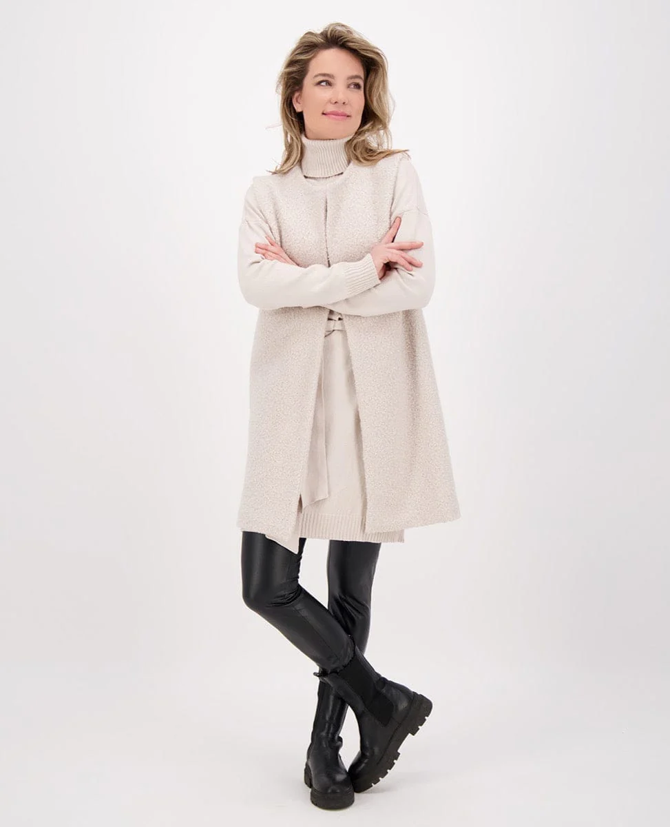 Vest Teddy Bouclé | Ecru - Image 12
