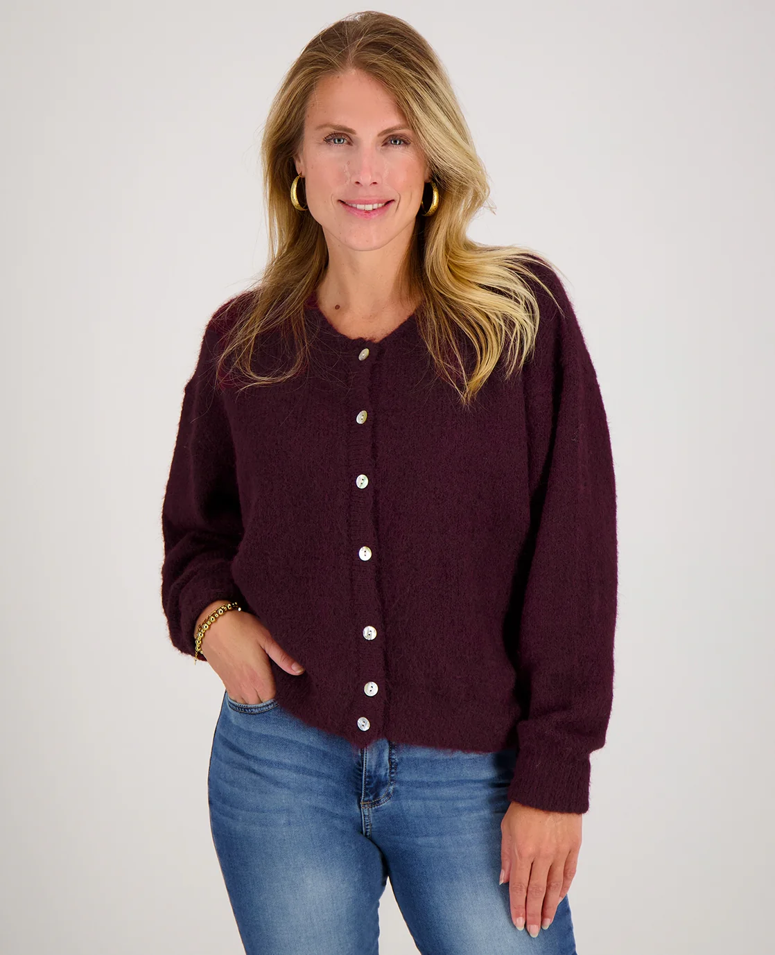 Veste Diede | Burgundy - Image 2