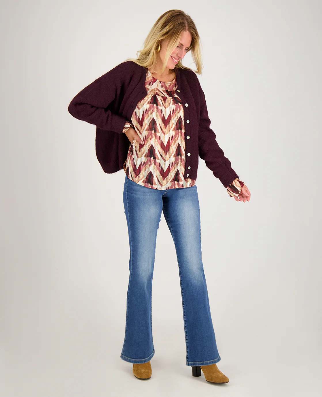 Veste Diede | Burgundy - Image 8