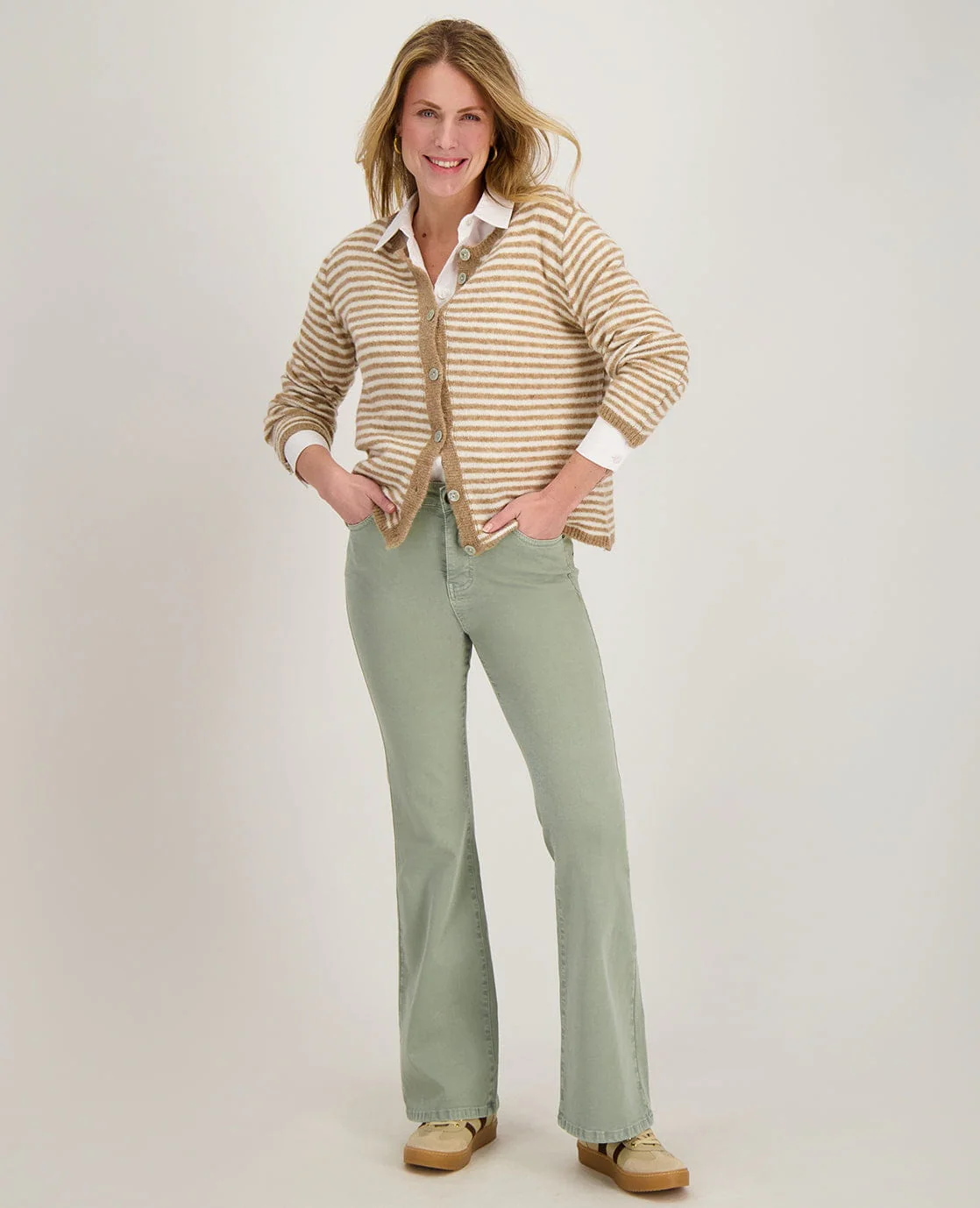 Veste Lara | Sahara / Off White - Image 8