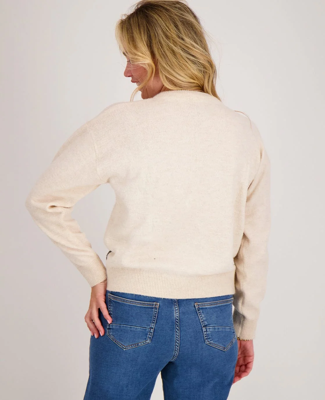 Veste Mara | Ecru Melange - Image 4