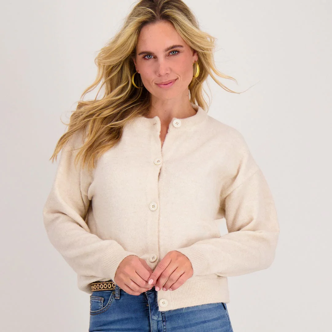 Veste Mara | Ecru Melange - Image 9