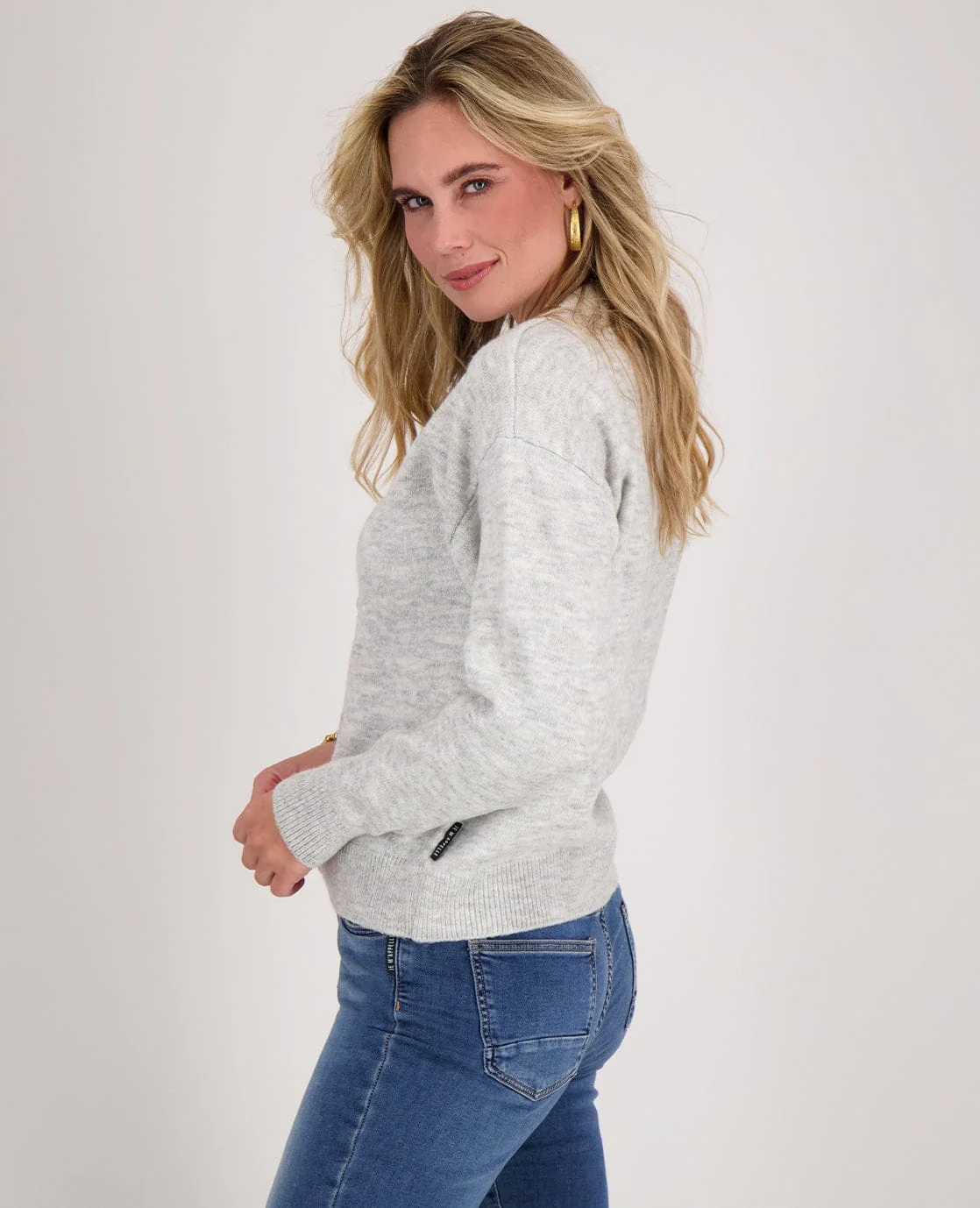 Veste Mara | Light Grey Melange - Image 4