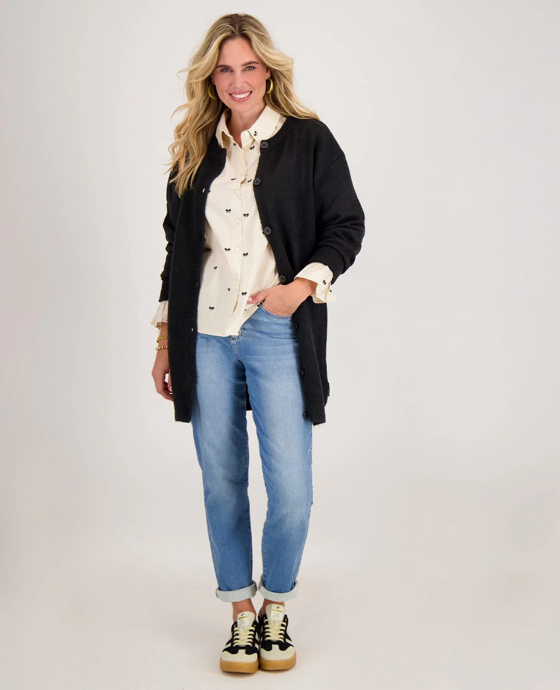 Veste Mara Longue | Zwart - Image 6