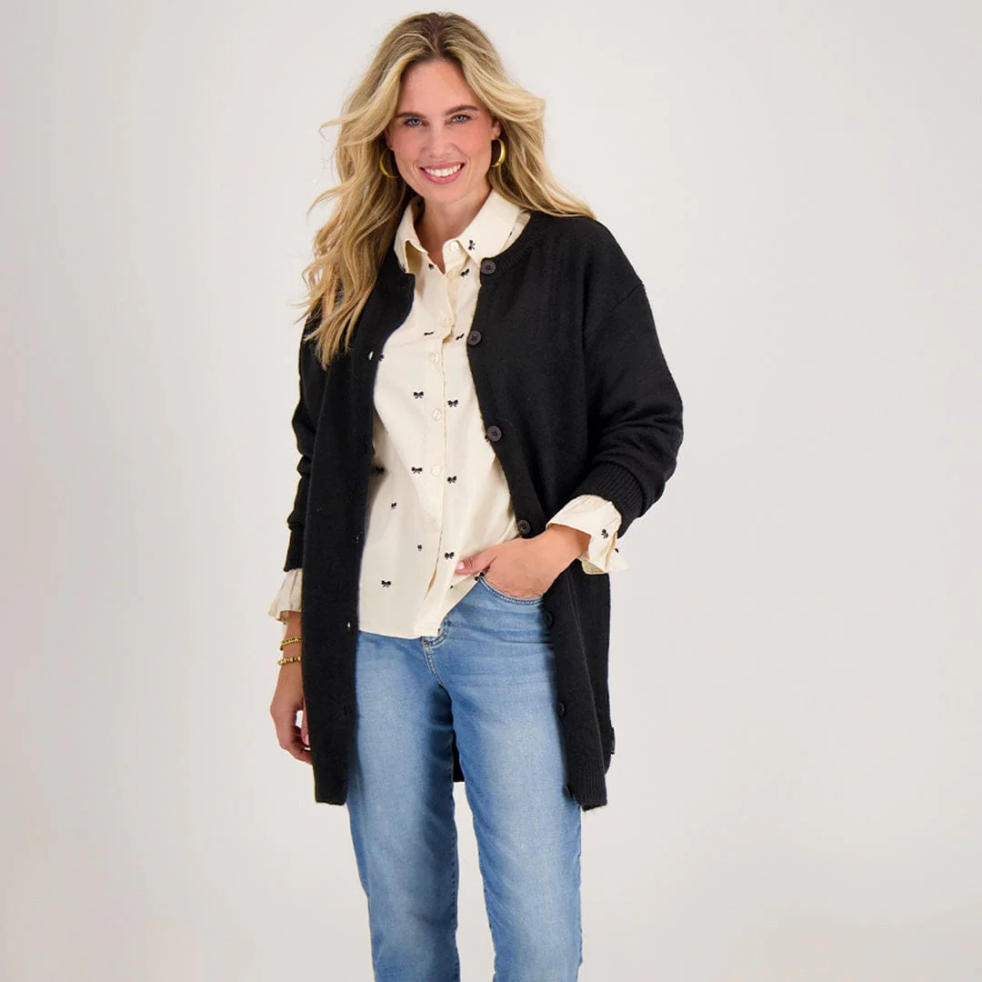 Veste Mara Longue | Zwart - Image 8